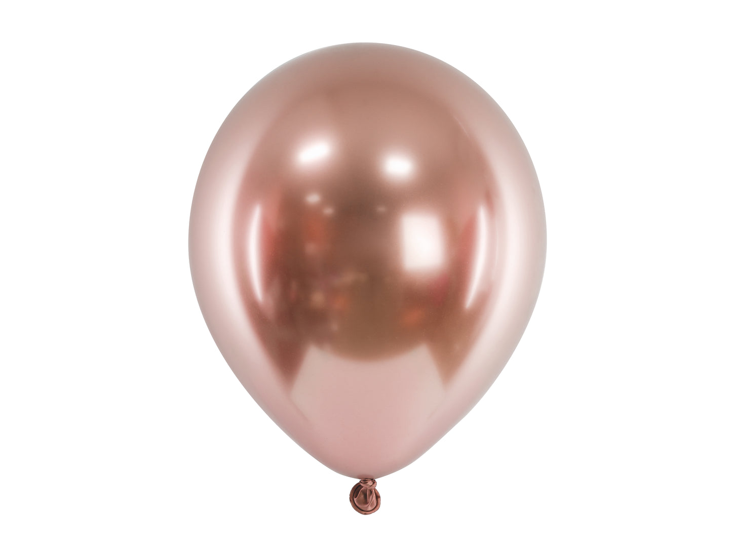 Spīdīgi baloni, 46 cm, rozā zelts