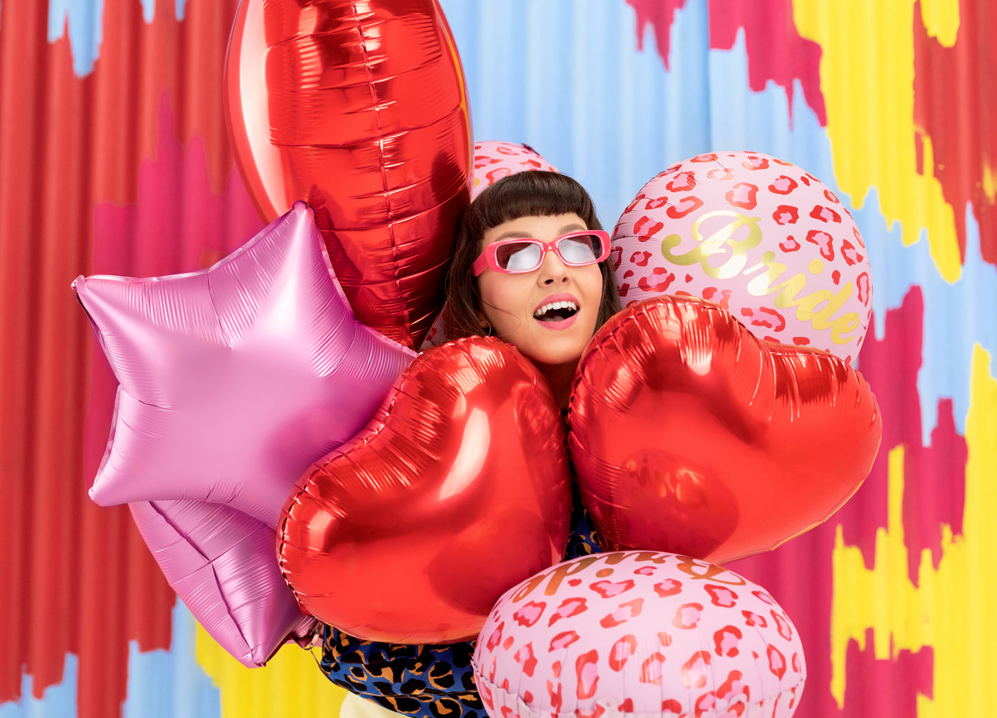 Folijas balons “Līgava”, 45 cm, krāsu miksā