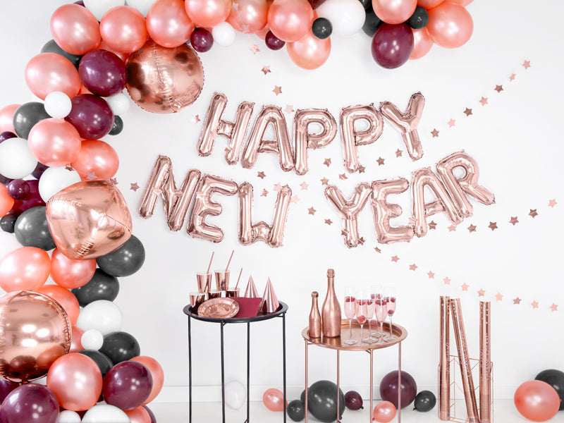 Folija balons Bumba Rose Gold 40 cm – Rozā zelta balons