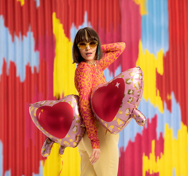 Folija balons Sirds brilles (95 x 41.5 cm)