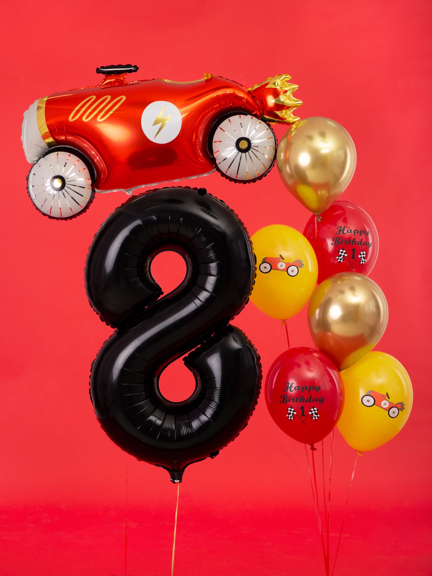 Folija balons ar ciparu “8” 86cm, melns
