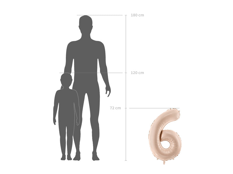 Folija balons ar ciparu "9" 72cm, zelta