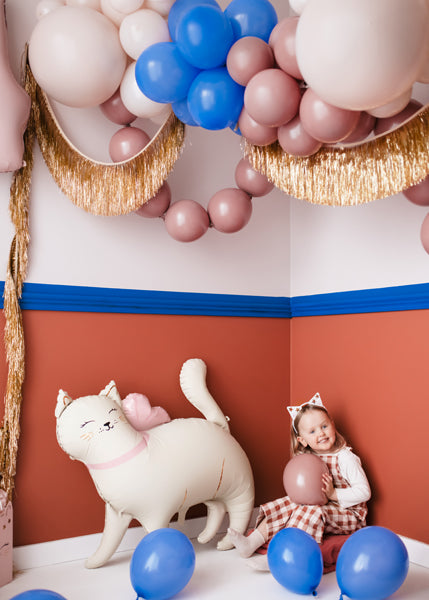 Folija balons “Kitty”, 83 × 77 cm – kaķa formas balons bērnu ballītei