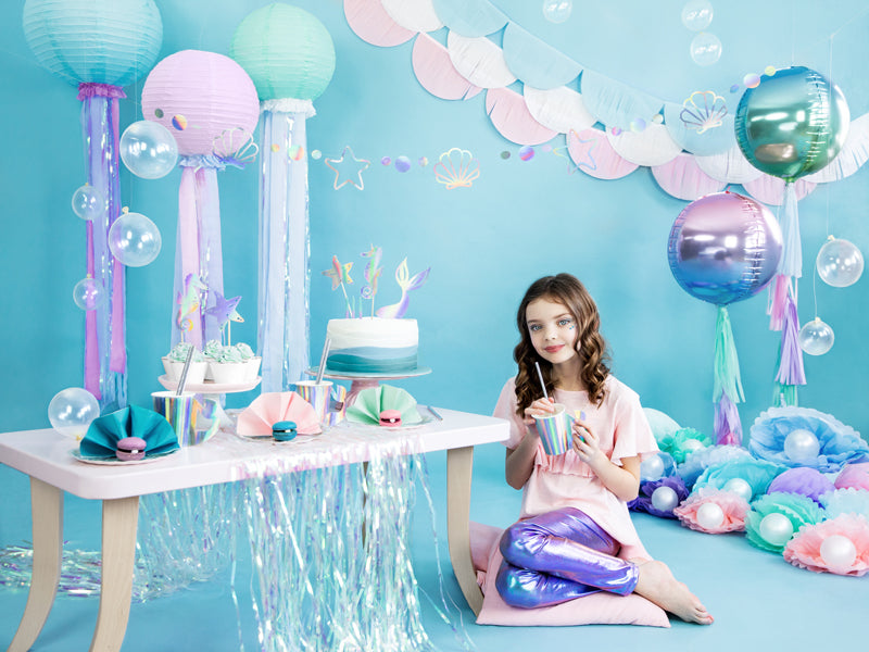 Folija balons Ombre Bumba zili zaļš 35 cm –balons ar ombre efektu