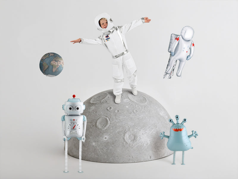 Staigājošs folija balons Robots (37 x 80 cm)