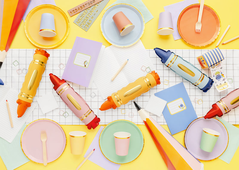 Folija baloni virtenei Krītiņi (30 cm, 3 gab.)