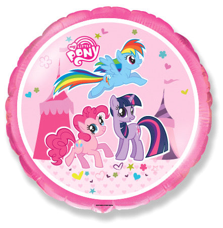"My Little Pony" folija balons 45cm apaļais