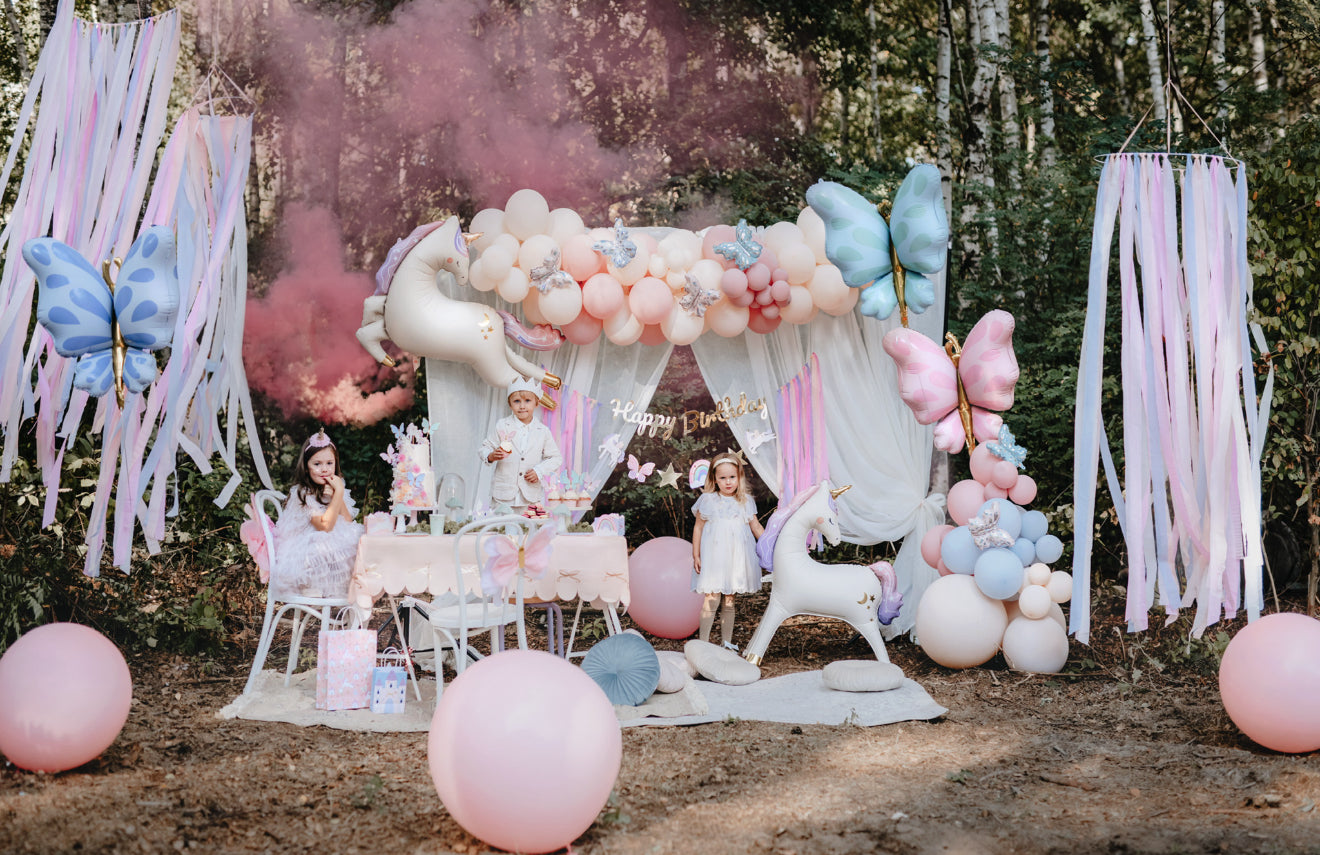 Folijas balons “Tauriņš”, 69 x 69 cm, zilā krāsā