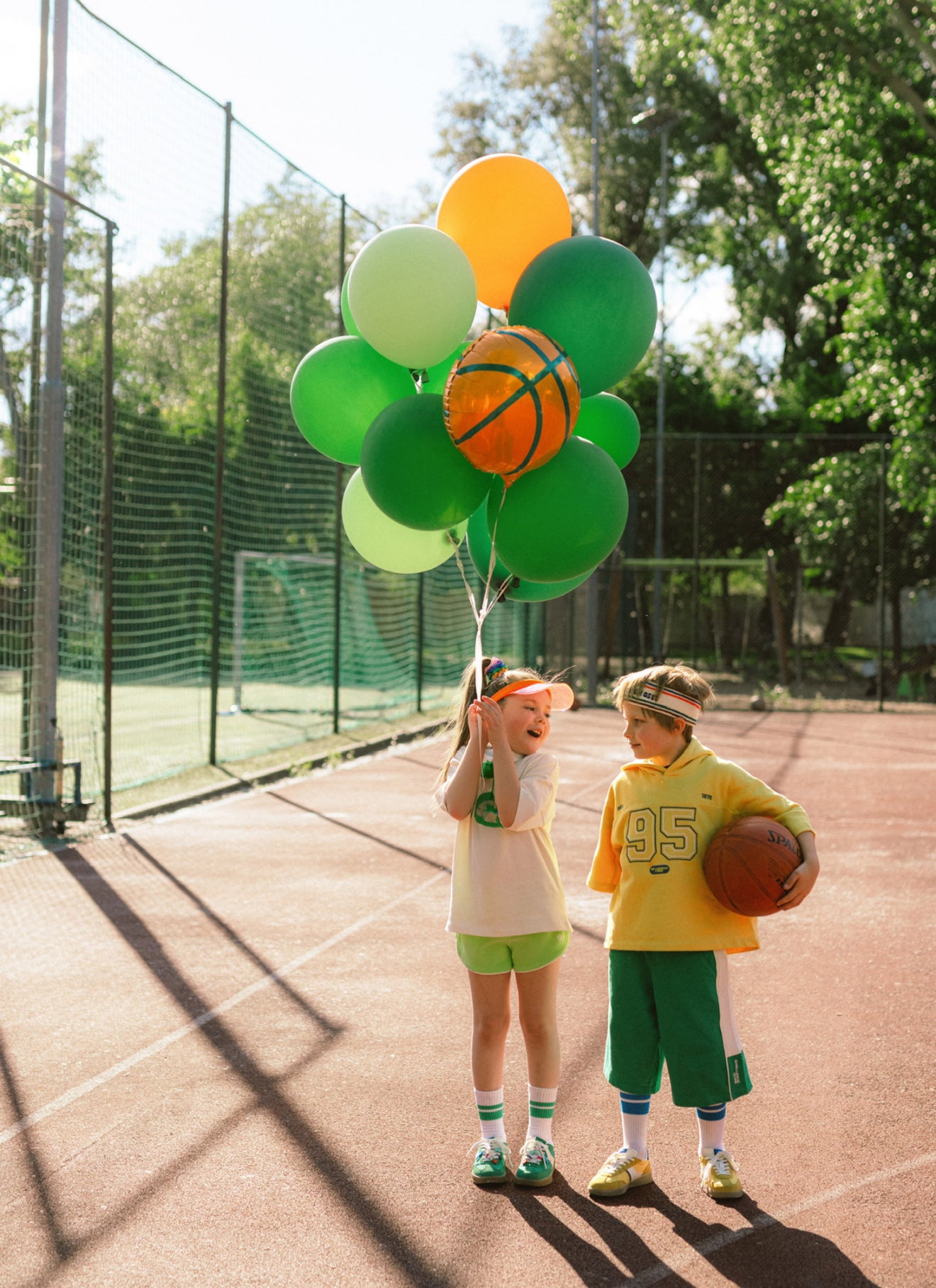 Folijas balons basketbola bumbas formā, 35 x 35 cm