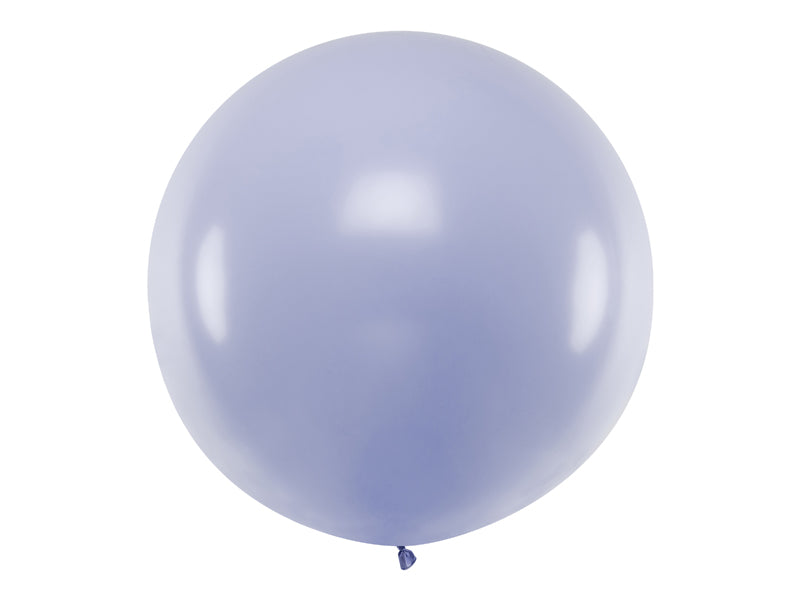 Apaļš balons, 1m, "Pastel Light Lilac" krāsa