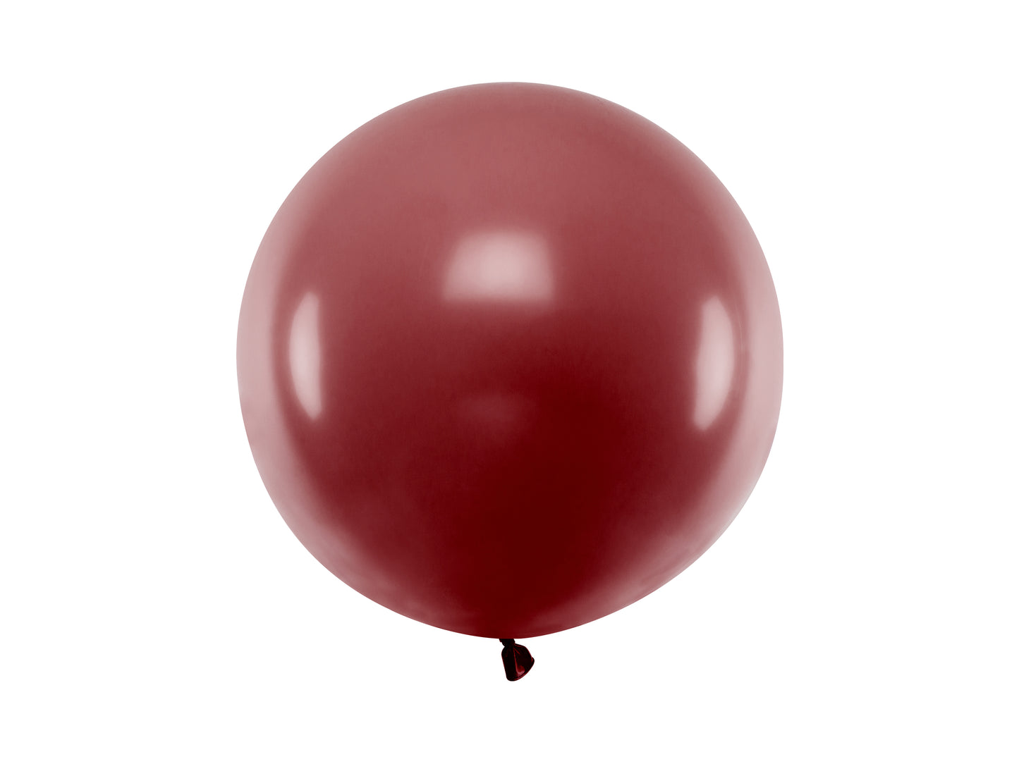 Apaļš balons, 60 cm, "Pastel Burgundy" krāsa