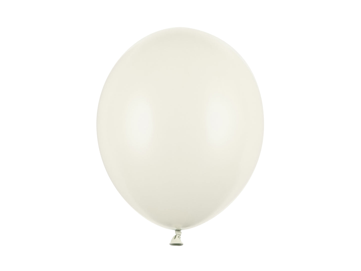 Baloni “Strong” 12 cm, pasteļtoņu gaiši krēmkrāsas
