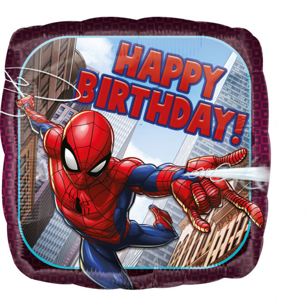 Folija balons Spiderman Happy Birthday 43 cm