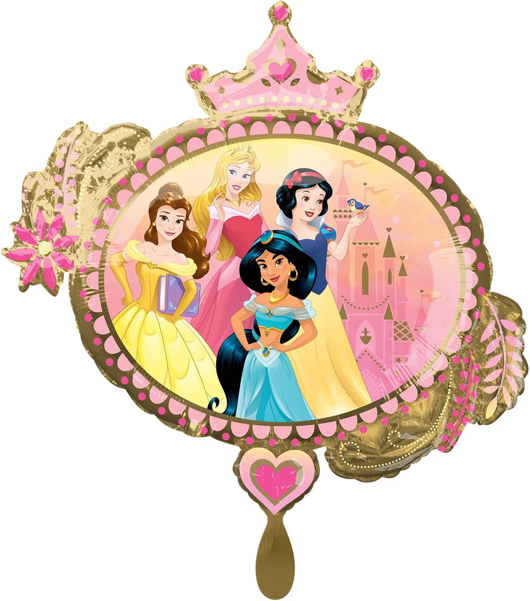 Folija balons "Princess Once Upon A Time" 86x81 cm – Disney princešu balons