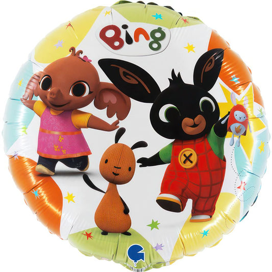 Folija balons Bing un draugi 46 cm