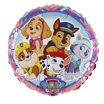 Folija balons Paw Patrol Adventure 46 cm – Apaļš Ķepu patruļas balons