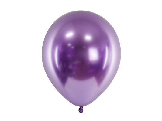 Spīdīgi baloni, 30 cm, violets