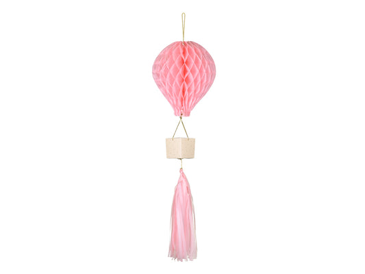 Dekoratīvs gaisa balons rozā krāsā – DIY dekorācija ballītēm