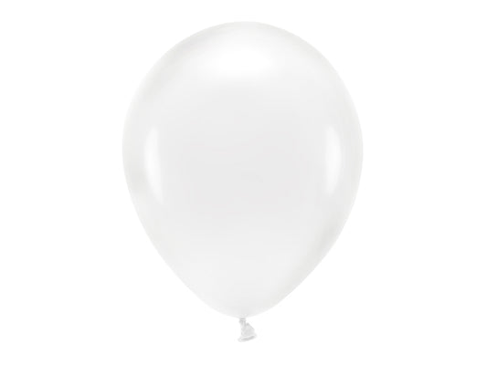 EKO baloni 30 cm, "Crystal Clear" CAURSPĪDĪGI