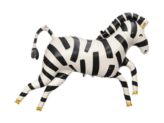 Folijas balons “Zebra”, 115 × 85 cm, krāsu miks