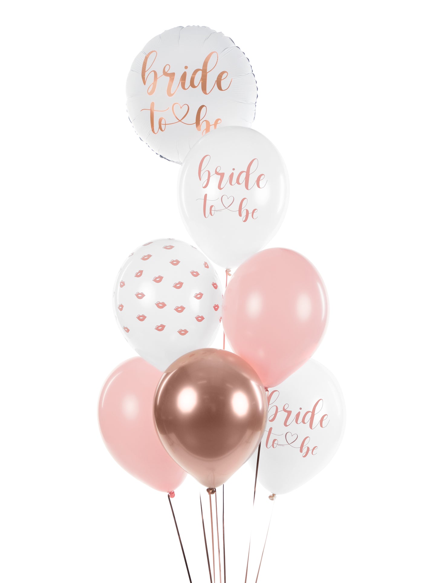 Folijas balons “Bride to be”, 45 cm, baltā krāsā