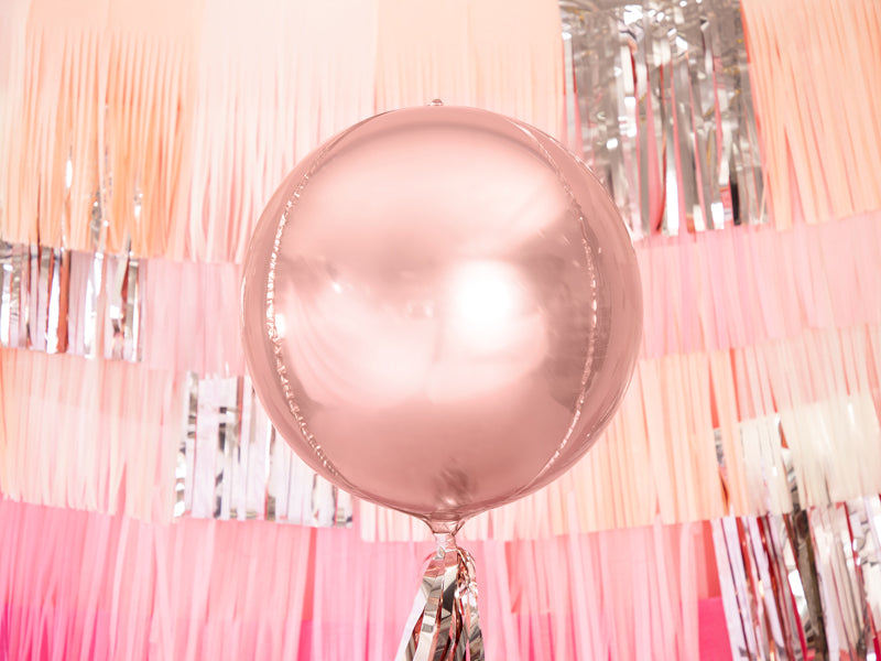 Folija balons Bumba Rose Gold 40 cm – Rozā zelta balons
