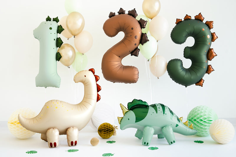 "Dinozauru ballīte" pinterestīgs ballīšu komplekts (70 produkti)