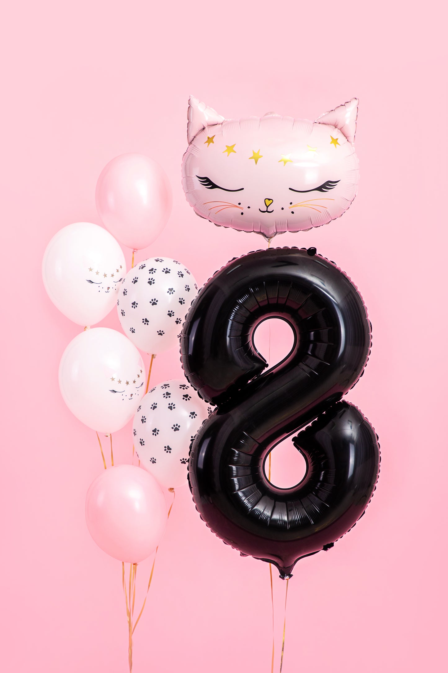 Folija balons ar ciparu “8” 86cm, melns