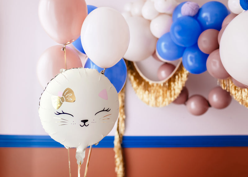Folija balons “Cat”, 45 cm – kaķu tematikas ballīšu dekorācija