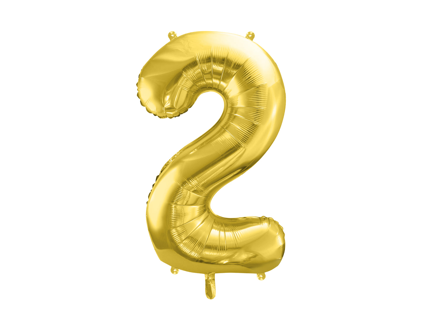Folija balons ar ciparu "2" 72cm, zelta
