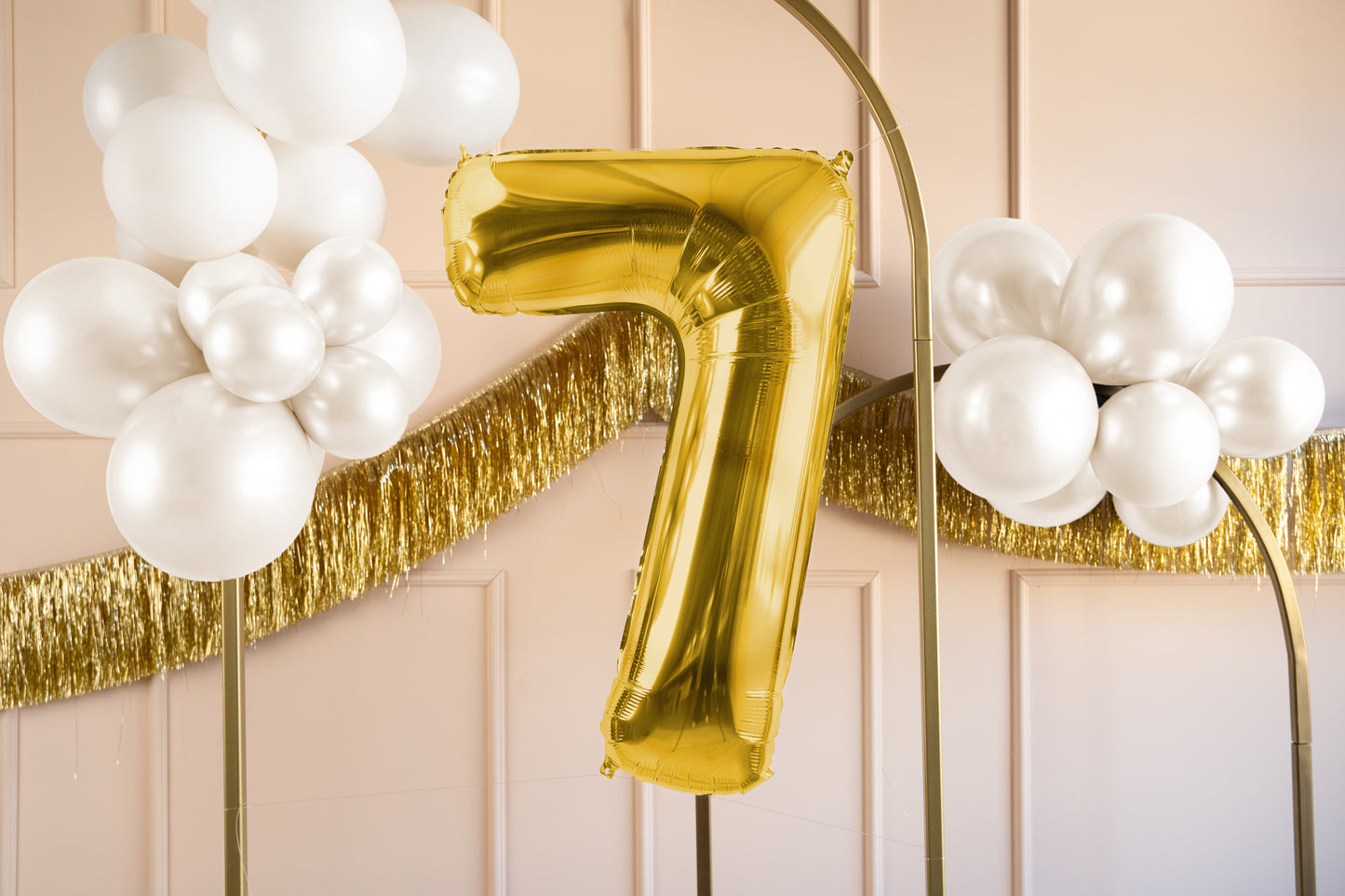 Folija balons ar ciparu "7" 72cm, zelta