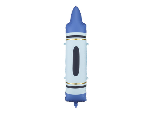 Folija balons Krītiņš zils (23 x 104 cm)