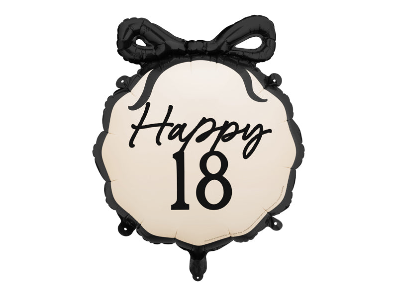 Folija baloni "Happy 18", 47.5x45cm