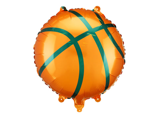 Folijas balons basketbola bumbas formā, 35 x 35 cm