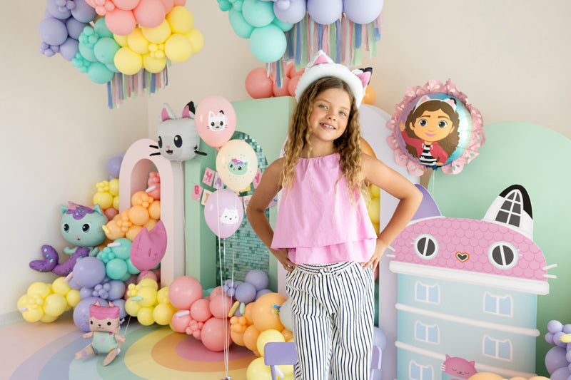 Folija balons "Gabby’s Dollhouse" ar volānu (52 x 52 cm)