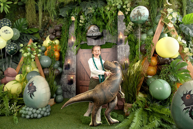 Folija balons Jurassic World T-Rex (92 x 98 cm)