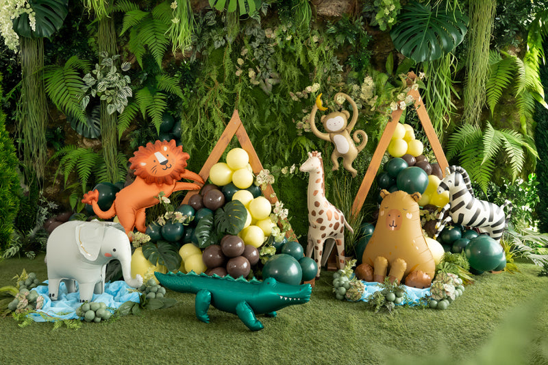 Stāvošs folijas balons Žirafe, 49 x 114 cm