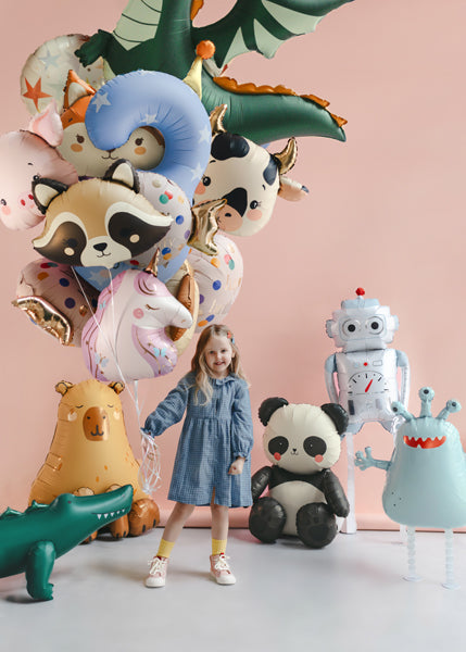 Staigājošs folija balons Robots (37 x 80 cm)