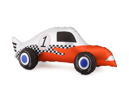 Folija balons “Racing Car” stāvošs, 90 × 34 cm – sacīkšu auto ballīšu dekorācija