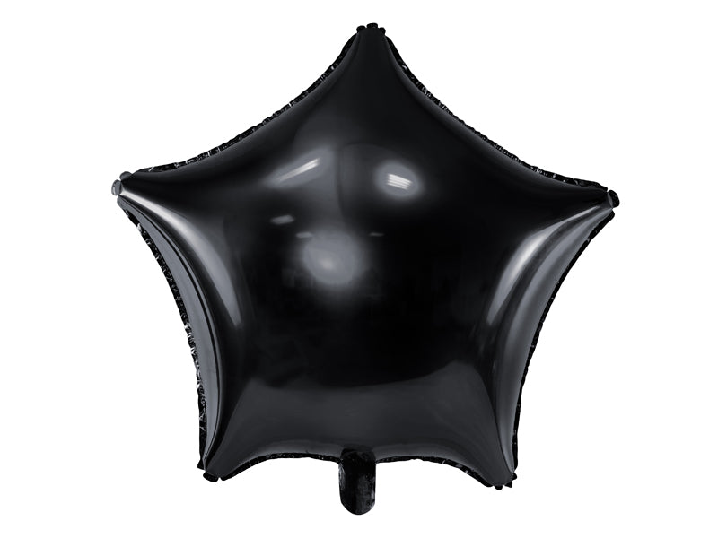 Folija balons zvaigzne melns (48 cm)