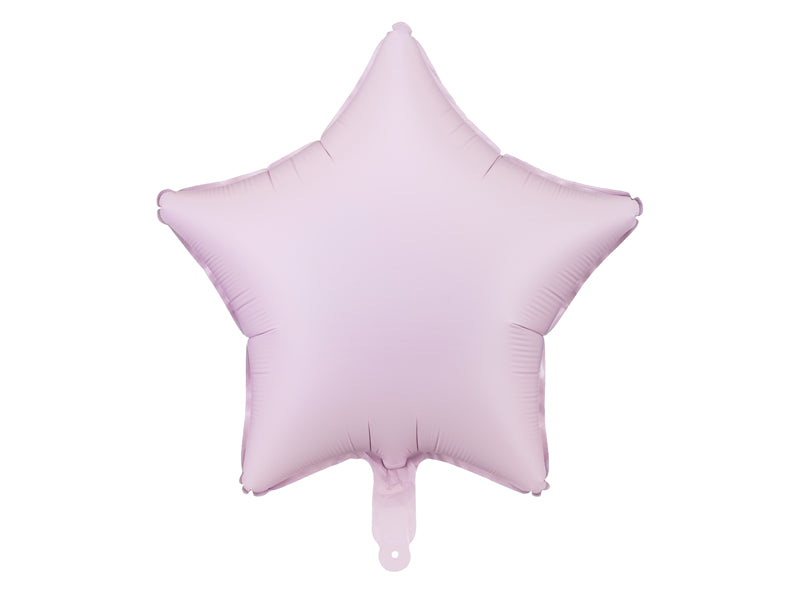 Folija balons Zvaigzne violets 48 cm – Matēts hēlija balons svētku dekorācijām
