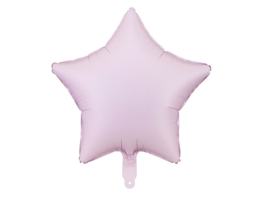 Folija balons Zvaigzne violets 48 cm – Matēts hēlija balons svētku dekorācijām