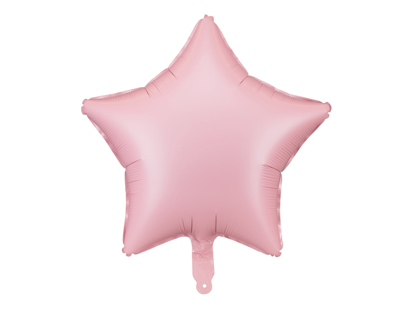 Matēta zvaigznes formas folijas balons, 48 ​​cm, rozā