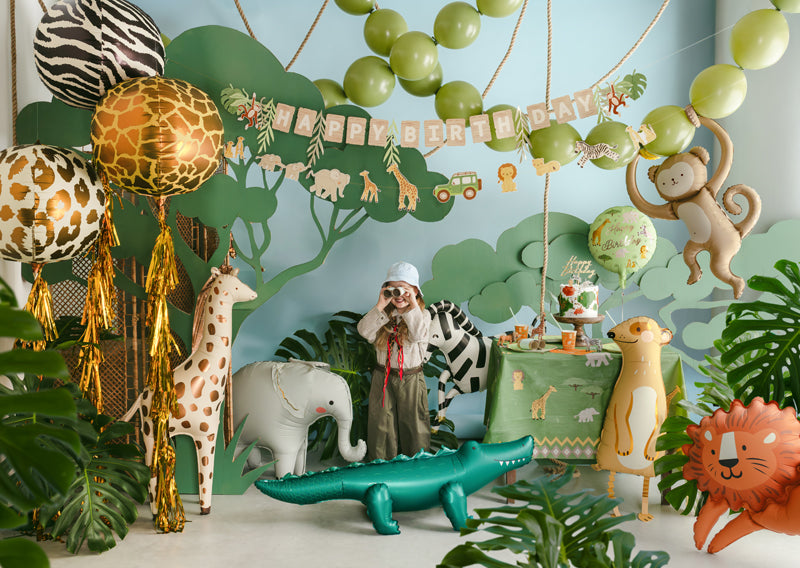 Folija balons “Zebras raksta bumba”, 75 cm, krāsu mikss