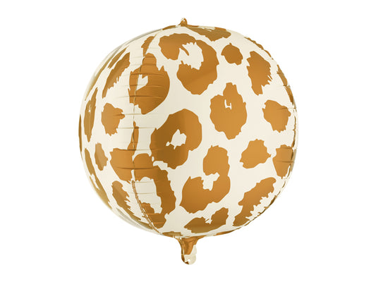 Folija balons “Žirafes raksta bumba”, 75 cm, krāsu mikss