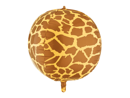 Folija balons “Geparda raksta bumba”, 75 cm, krāsu mikss