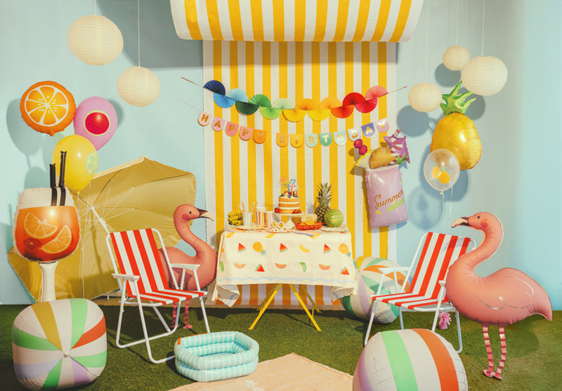 Folija balons Kokteilis rozā 47x79 cm – Summer Vibes svētku dekorācija