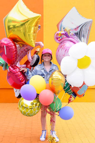 Folija balons Zvaigzne zelta 70 cm – Liels metālisks folija balons hēlijam un gaisam