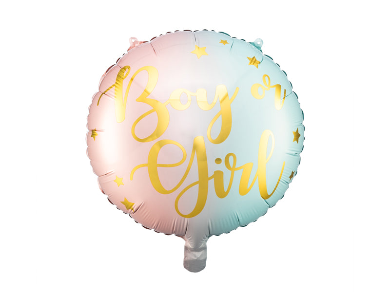 Folija balons “Boy or Girl” (35 cm)