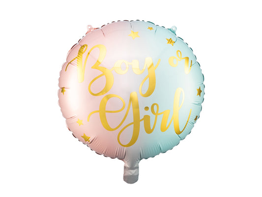 Folija balons “Boy or Girl” (35 cm)